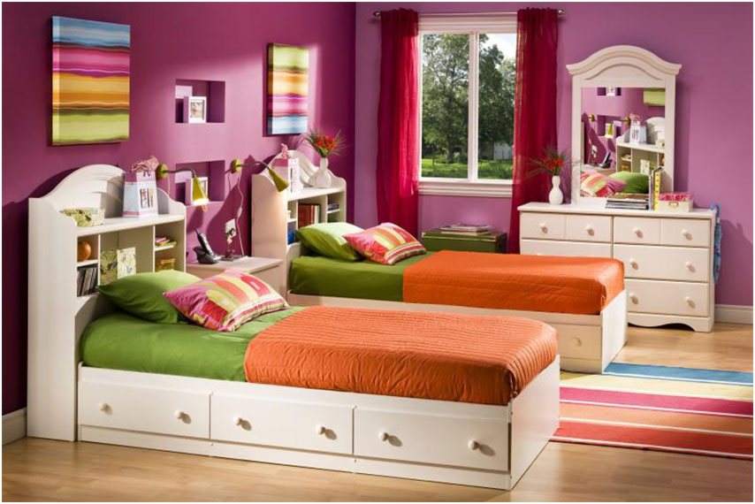 Beautiful Twin Size Bed Frame for Kids