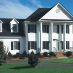 Greek Revival home with Vinyl Siding Institute