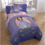 Kids Comforter Sets With Disney Sofia First Princess Motif