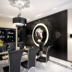 Modern Glamour Interior Design for Dining Room