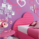 Teenage Girl Bedroom Decoration With Pink Bedroom Colors Idea