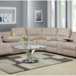 Modern Double Reclining Sectional Sofa