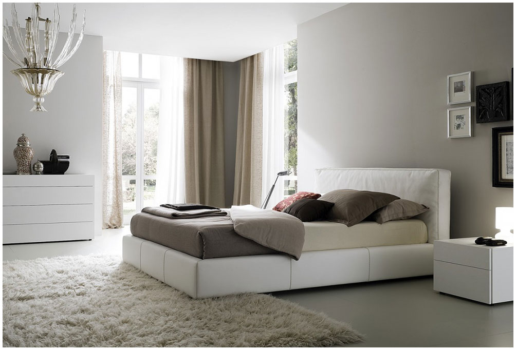 Modern Grey Bedroom Paint Colors Design