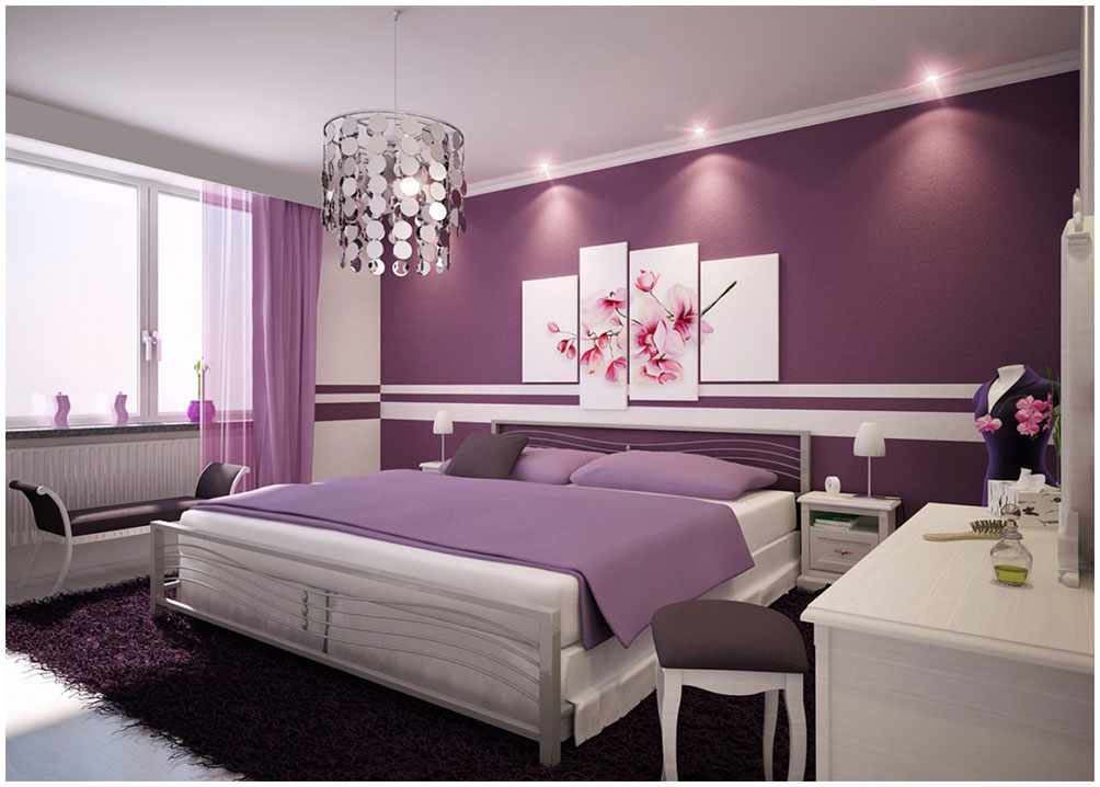 Purple Bedroom Paint Colors for Teen